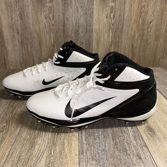 Nike Alpha Talon Elite 3/4 Mens Size 16 Football Cleats White Black 512482-100 - Picture 5 of 12